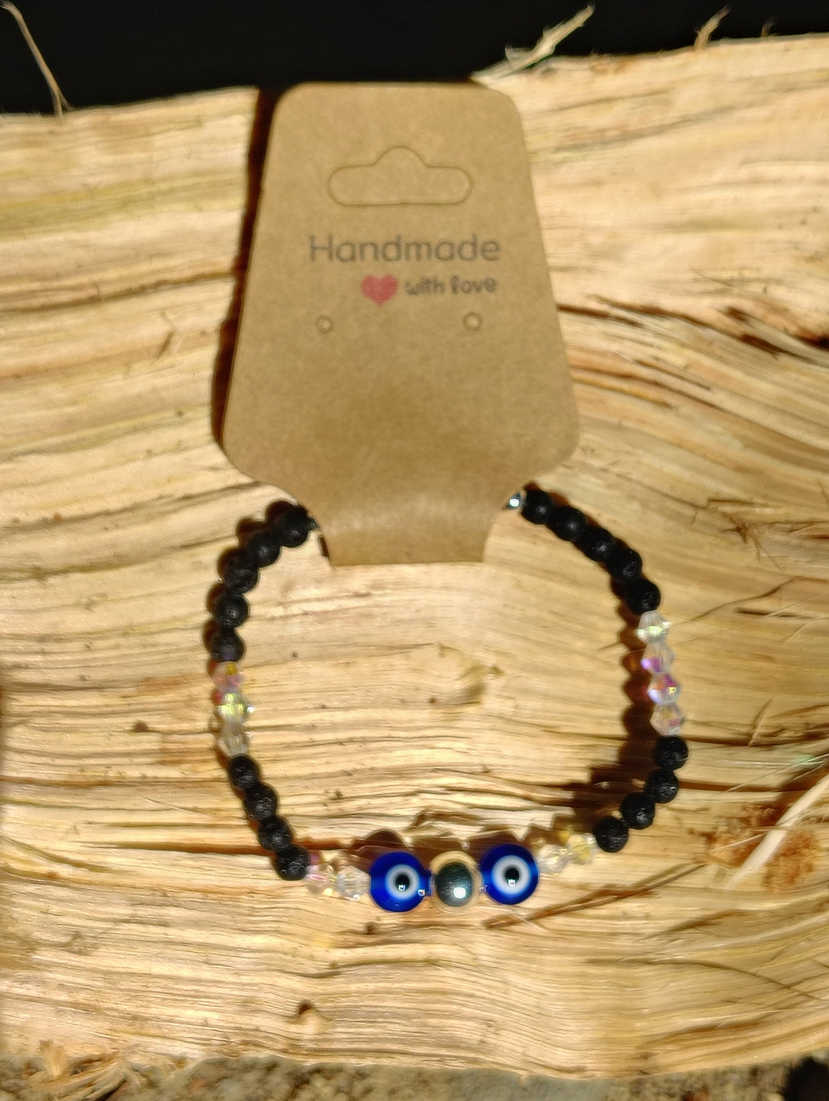 Eyes of Protection bracelet on display card