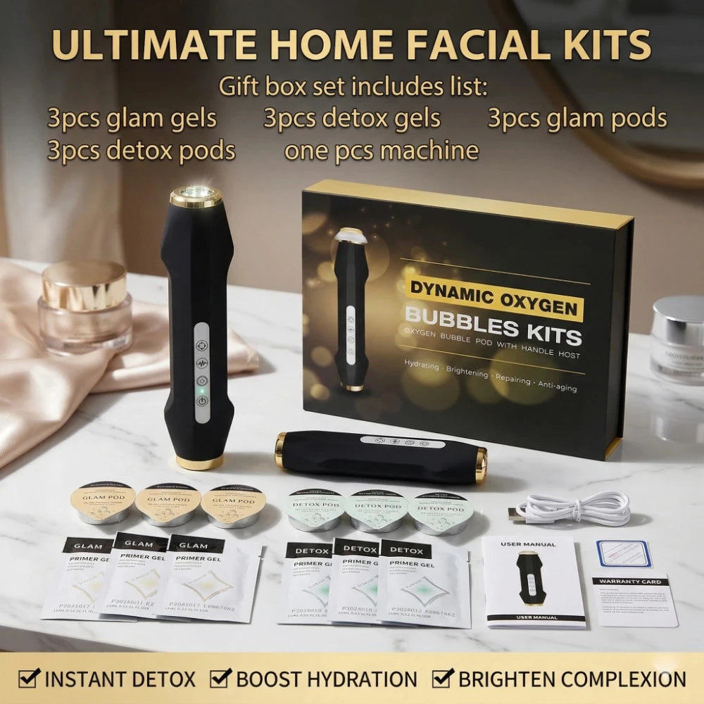 Facial Oxygen Bubble Ultrasonic Cleanser
