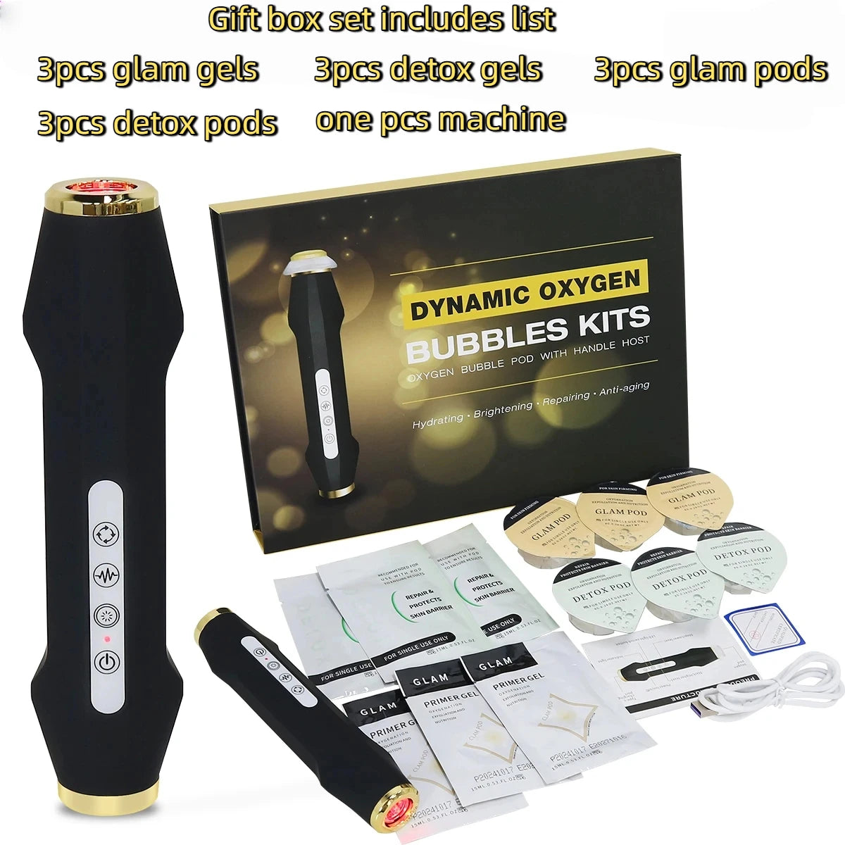 Facial Oxygen Bubble Ultrasonic Cleanser