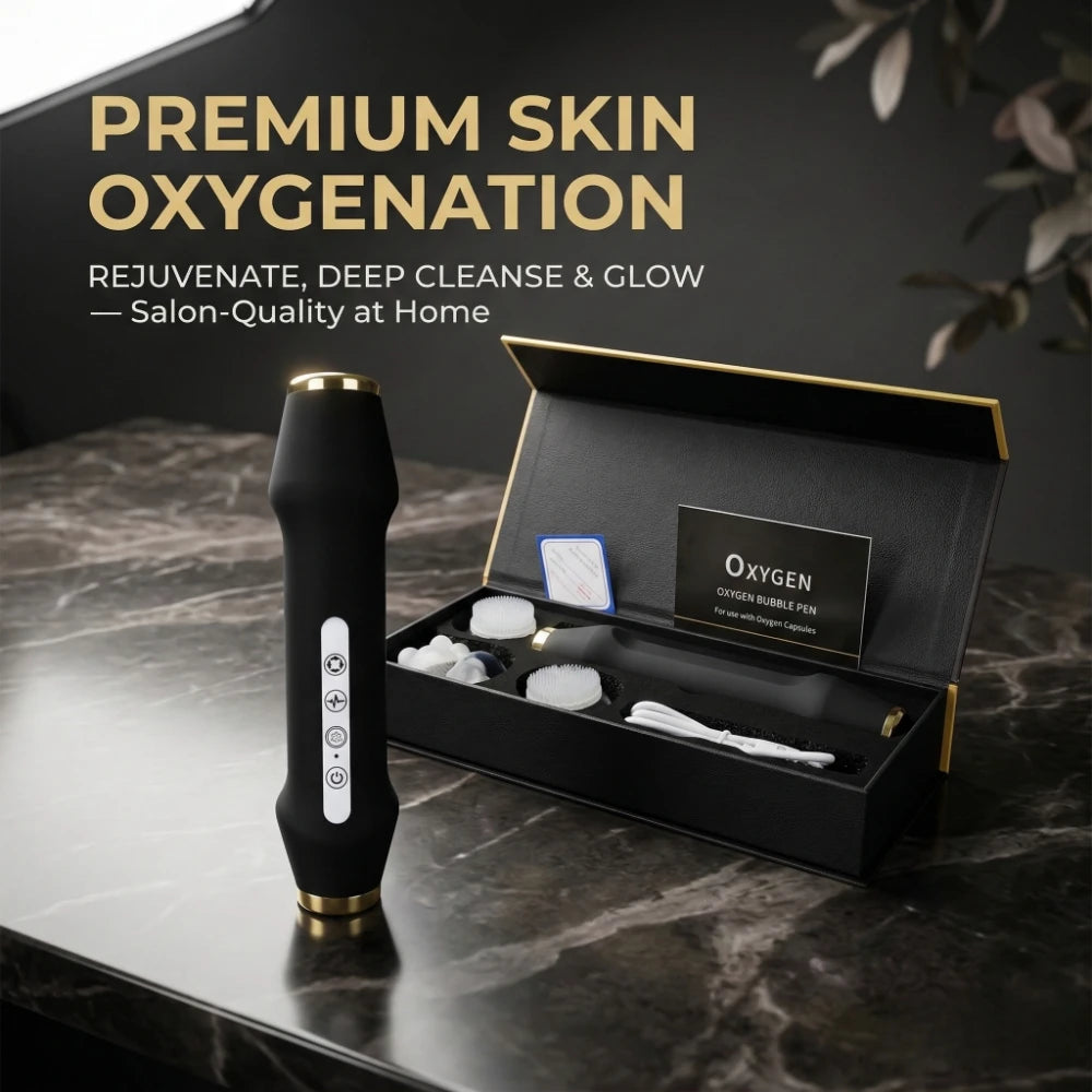 Facial Oxygen Bubble Ultrasonic Cleanser